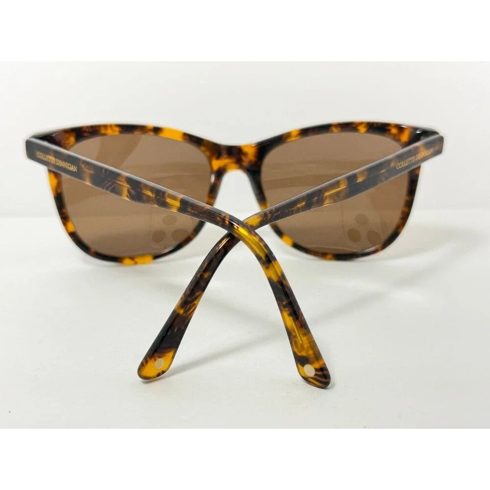 COLLETTE DINNIGAN Sun Rx03 Sunglasses Women's Tortoiseshell Brown Polarized